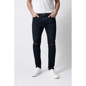 Agolde Blade Skinny Jeans Distressed Dark Wash Denim Stretch Capsole Mens 36x28